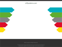 Tablet Screenshot of cliffparkinn.com